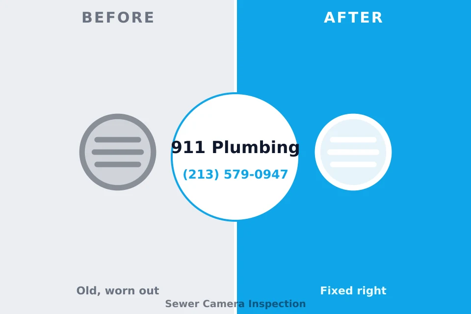 Before and after: plumbing repair South Venice, FL
